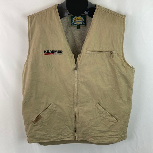 Cabela's Other - CABELA’S Lined Canvas Vest